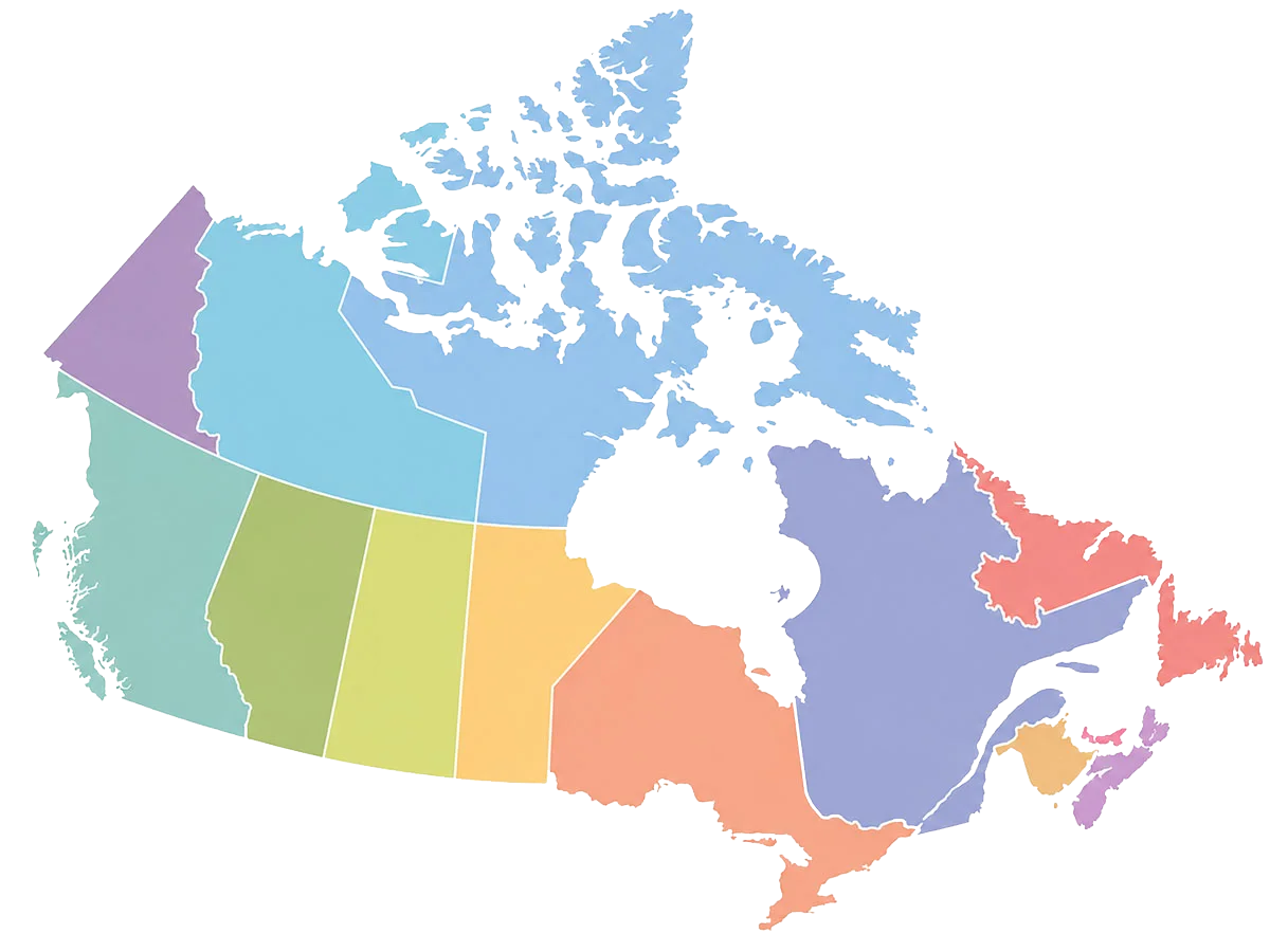 map of canada